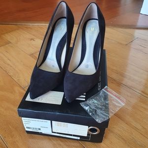 Faux Suede Pointed Toe Pumps